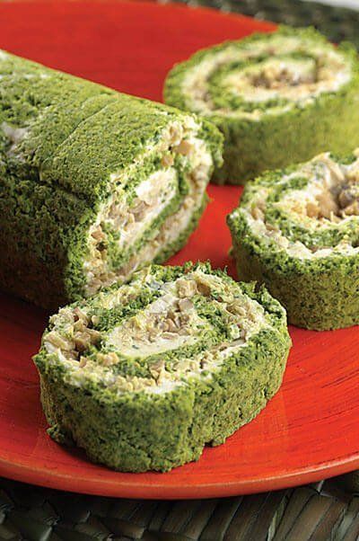 Rollo de espinacas