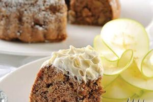 Pastel de manzana con canela