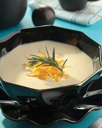 Sopa de papa con queso