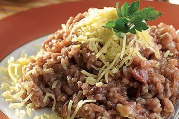 Risotto al vino tinto