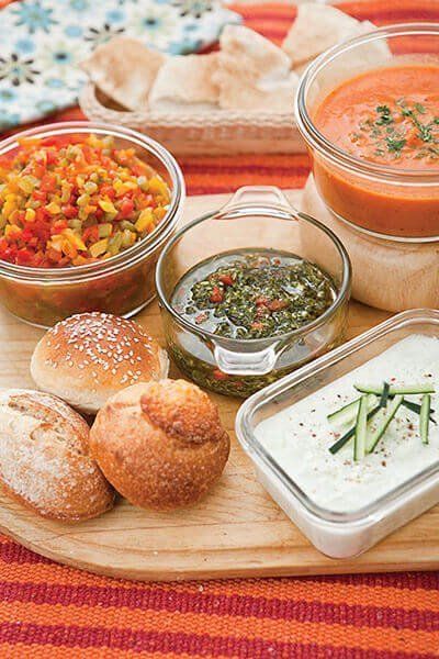 Salsa de pepino y yogurt