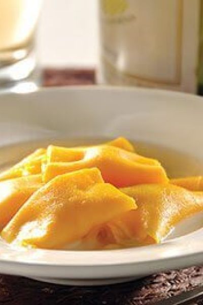 Ravioles de mango
