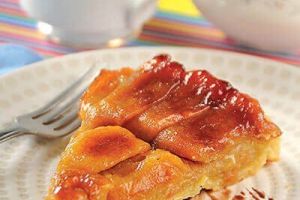 Tarta tatin de pera