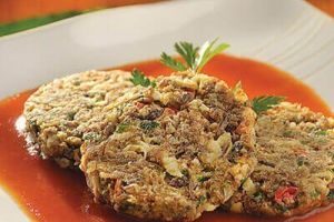 Tortitas de machaca con papa