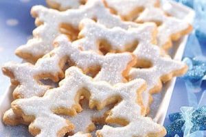 Copos de nieve decorados