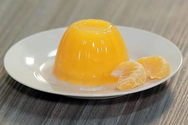 Gelatina natural de mandarina