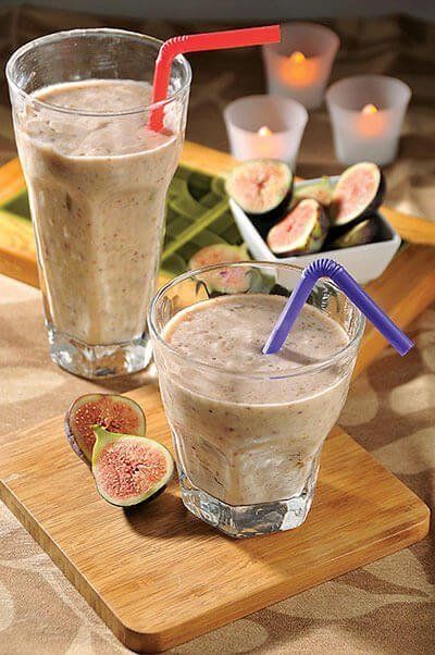 Smoothie de higo y plátano