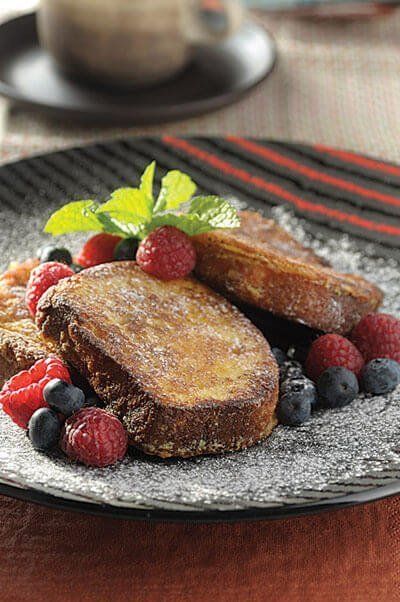 Pan francés en salsa de 3 leches