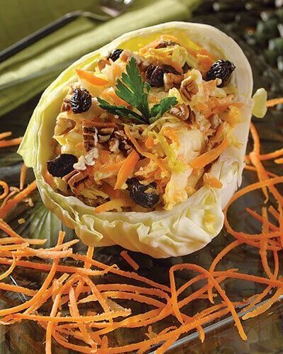 Ensalada de col y zanahoria