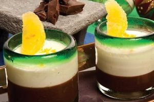 Vasitos de chocoguanabana