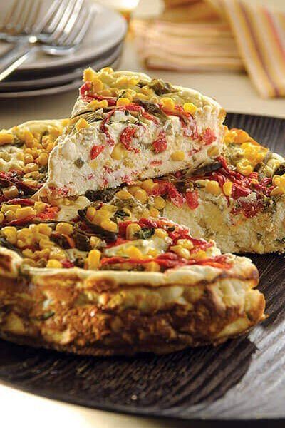 Pay de requesón con rajas