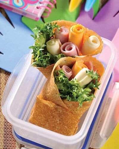 Crepas de jamón con queso