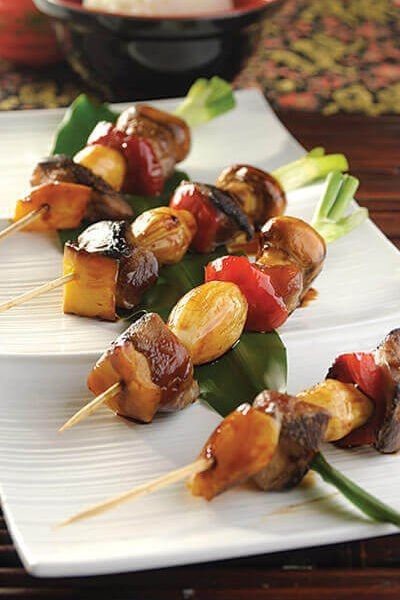 Brochetas Yakitori
