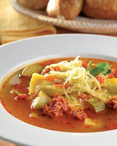Sopa de ravioles