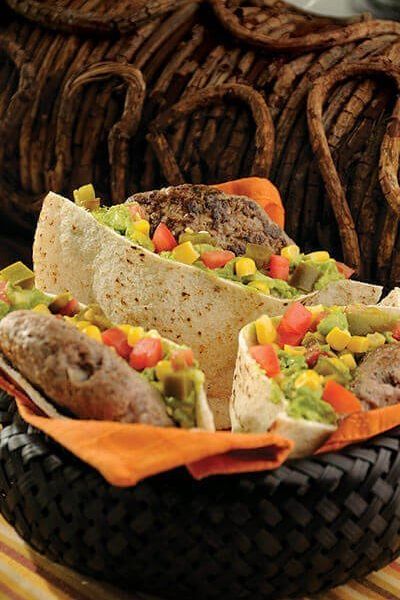 Hamburguesas con pan pita