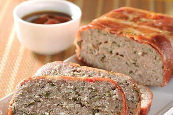 Pastel de carne con couscous y hierbas