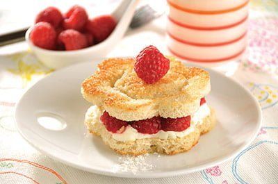 Brioche de frambuesas