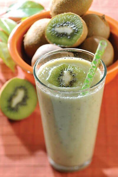 Jugo energético de kiwi