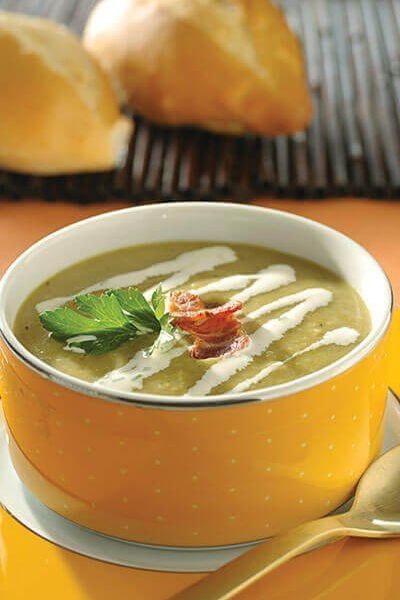 Crema de pimiento verde