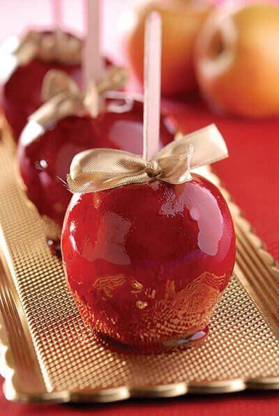 Manzanas con caramelo