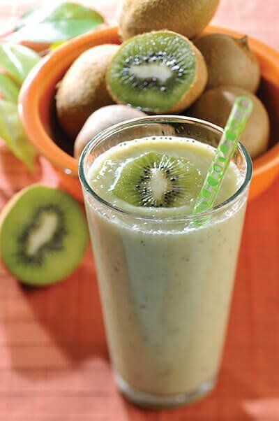 Jugo energético de kiwi