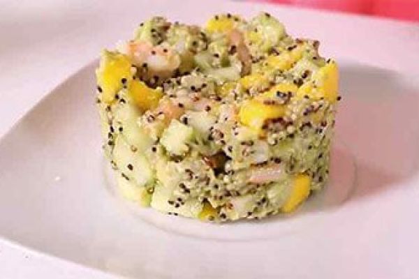 Ensalada de mango con quinoa