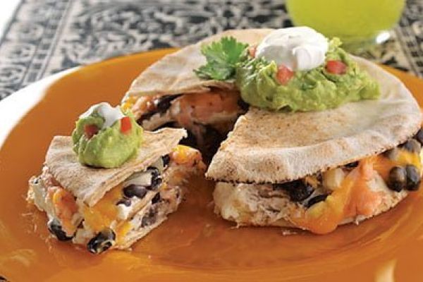 Quesadillas de salmón