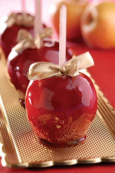 Manzanas con caramelo