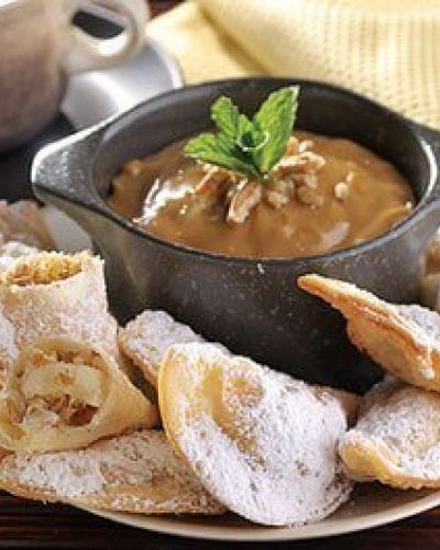 Empanaditas de plátano con dulce de leche