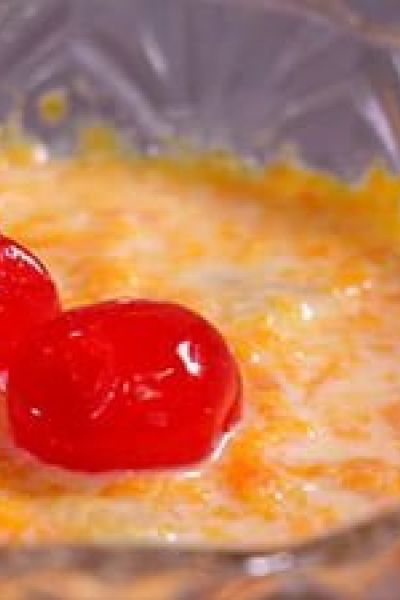 Postre frío de zanahoria