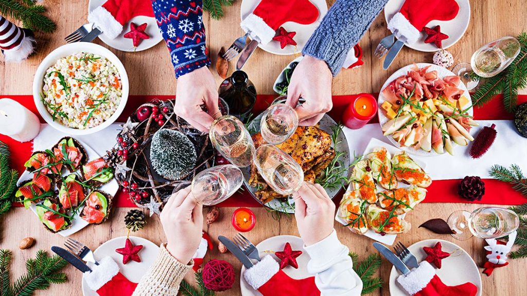 ¡Llegó Navidad y la comida!
