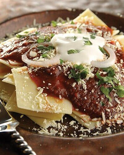 Pasta sabor a chilaquiles