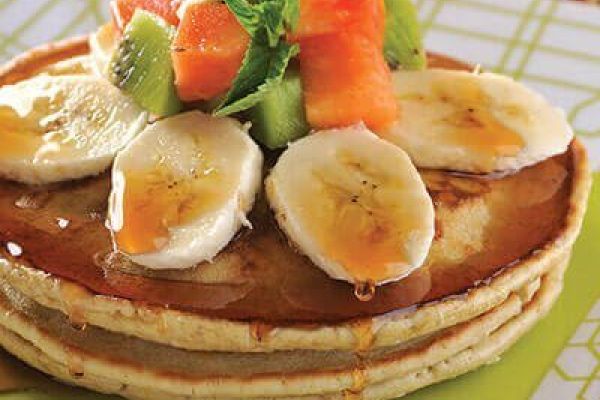 Hot cakes de coco