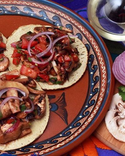 Ceviche de champiñones