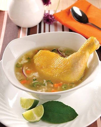 Sopa campesina de arroz