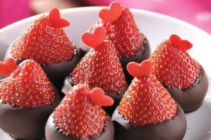 Fresas con chocolate