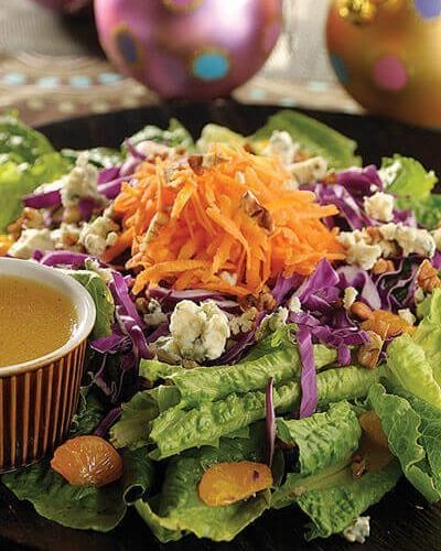 Ensalada de mandarina y queso azul