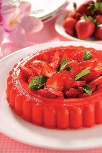 Bavaroise de fresa