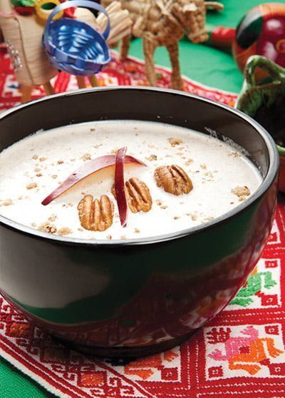 Crema de nuez y manzana