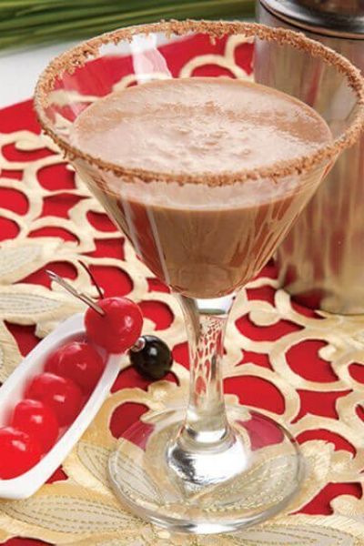 Coctel de chocolate "cacaotini"