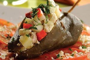 Chiles rellenos fríos