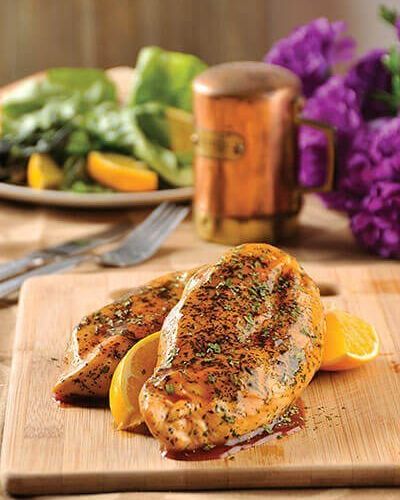 Pollo con miel de abeja