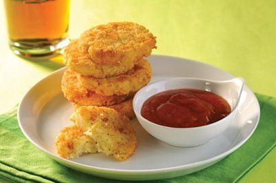 Tortitas de queso con arroz