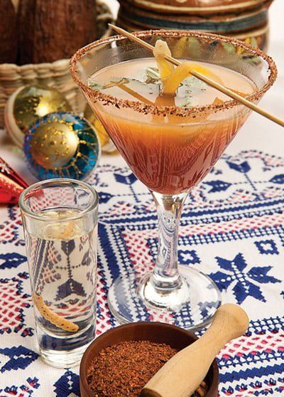 Margarita de guayaba y naranja