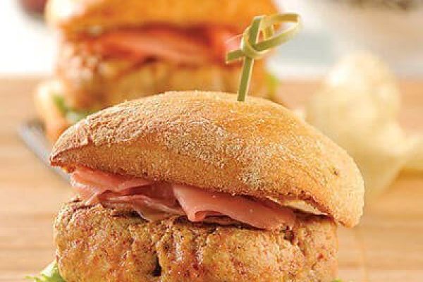 Hamburguesitas de atún con jengibre