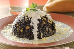 Arroz con huitlacoche