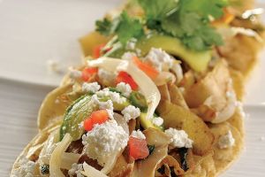 Taquitos de cascara de papa