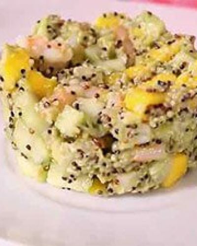 Ensalada de mango con quinoa