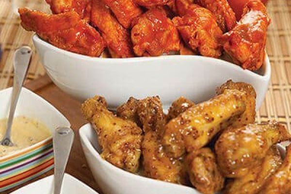 Alitas con miel y mostaza