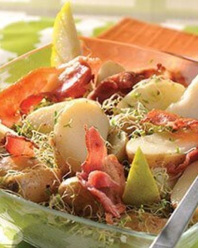 Ensalada de papa y pera